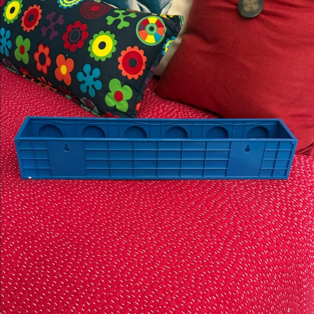 LEGO Bright Blue Storage Brick shelf